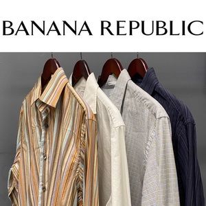 BUNDLE Banana Republic Button Down Dress Shirts